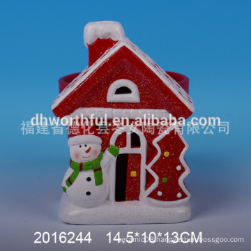 High quality Christmas house ceramic flower pots wholesale